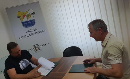 Podpis pogodbe Izdelava Monografije Občine Gornja Radgona 1